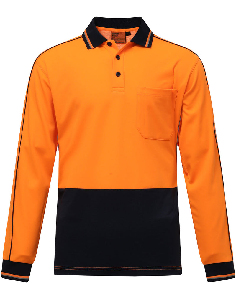 SW90 HI-VIS SUSTAINABLE COOL-BREEZE SAFETY POLO