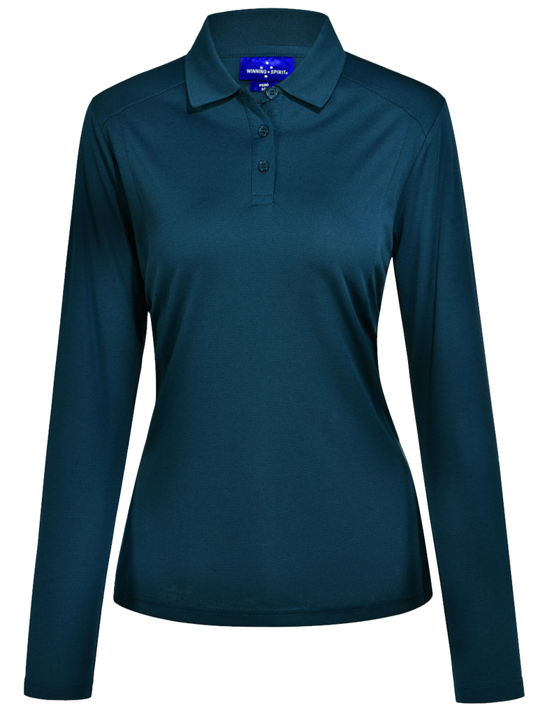 PS90 LUCKY BAMBOO LONG SLEEVE POLO Ladies