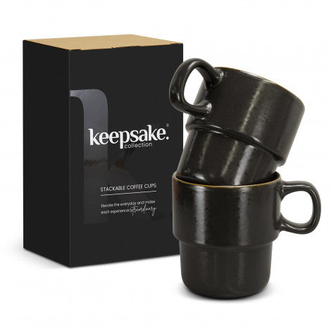 Keepsake Stackable Coffee Cup - Set of 2
