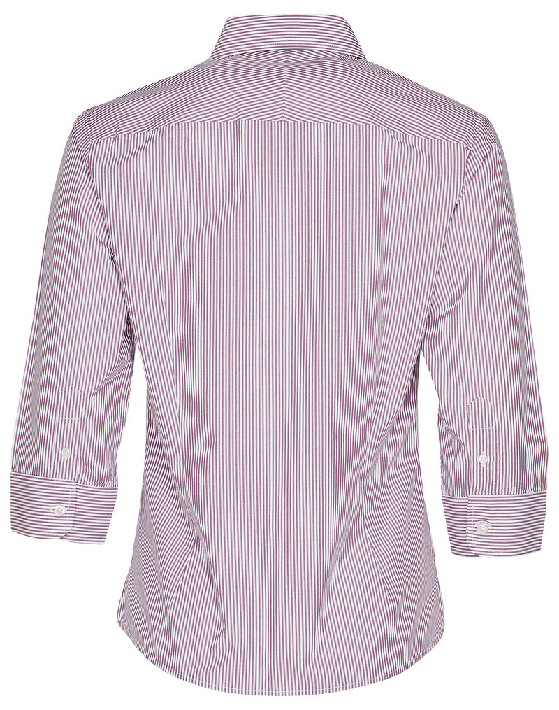 M8233 Women's Balance Stripe 3/4 Sleeve Shirt