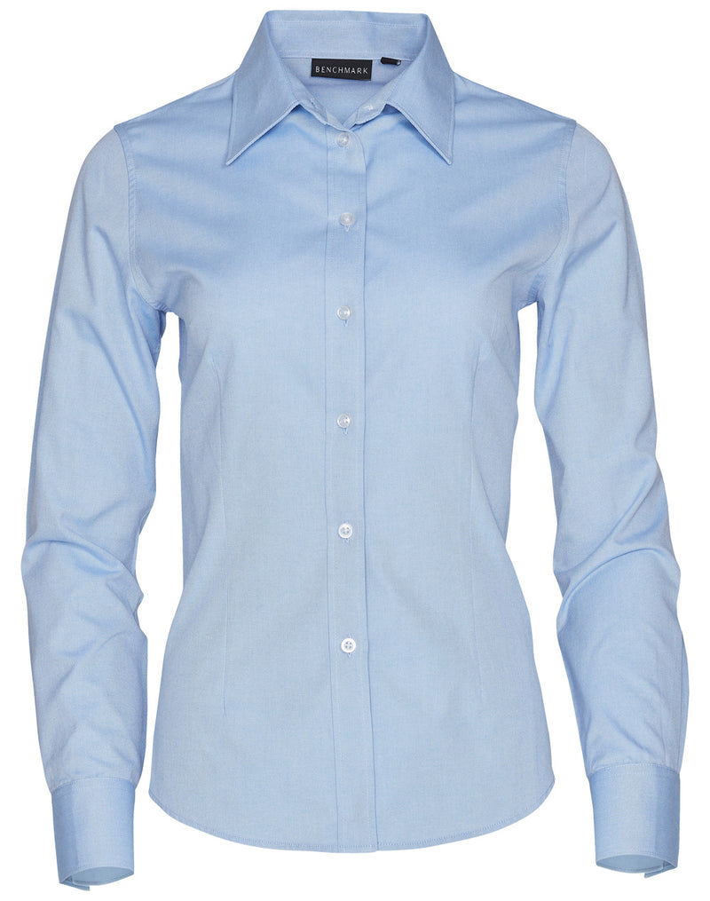 M8040L Women's CVC Oxford Long Sleeve Shirt