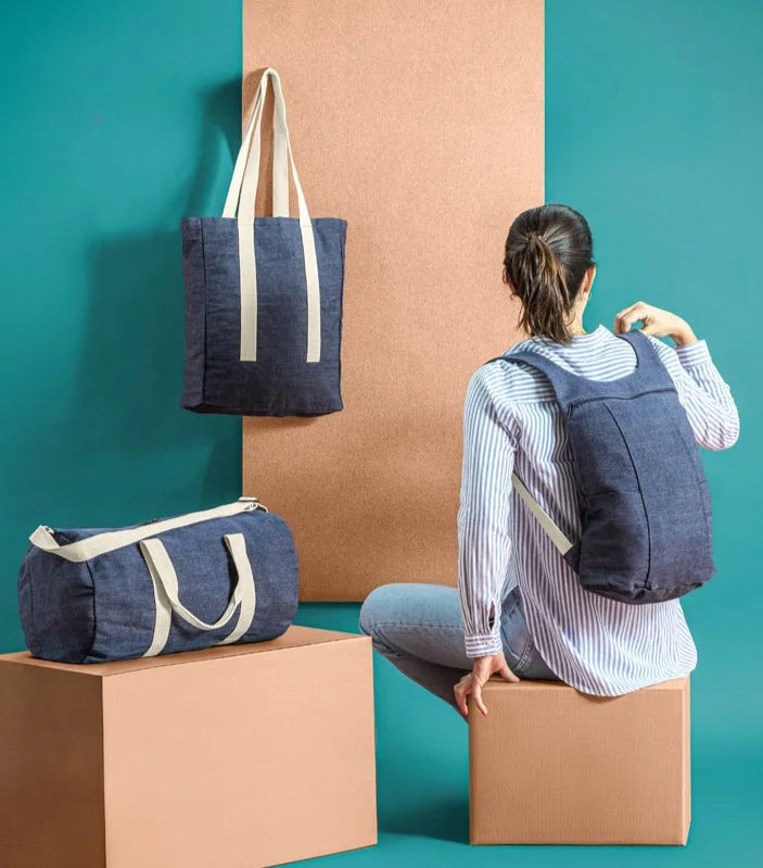 Denim Backpack