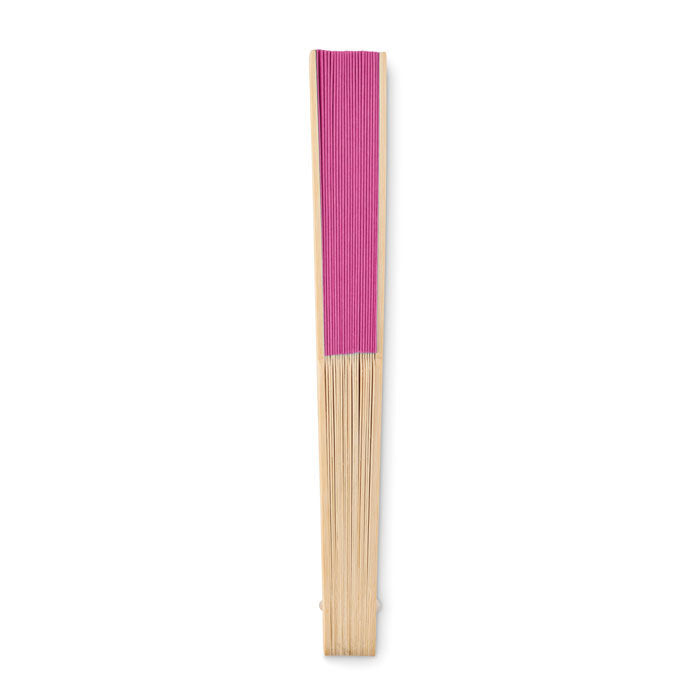 Bamboo hand fan with Paper Fabric