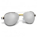 Aviator Mirror Lens Sunglasses - Bamboo