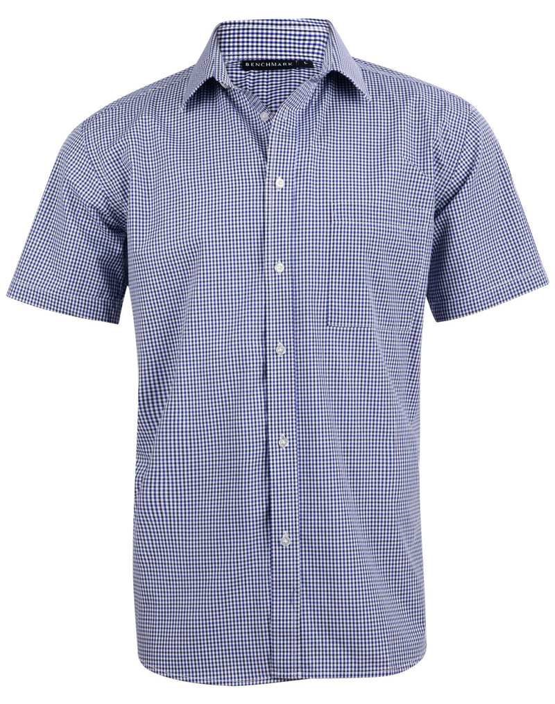 M7320S Men’s Multi-Tone Check Short Sleeve Shirt