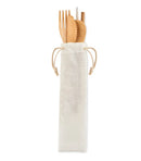 Bamboo re-usable Cutlery Set