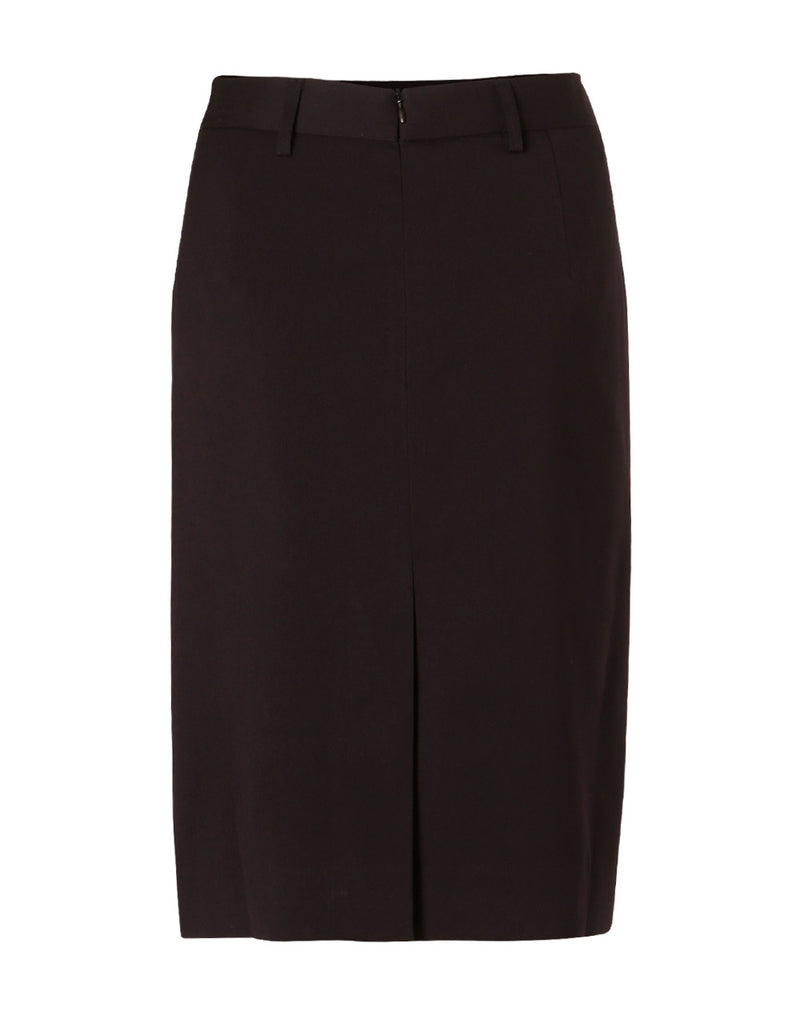 M9471 Women's Poly/Viscose Stretch Mid Length Lined Pencil Skirt