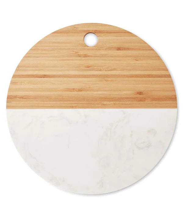 Marble Bamboo Serving Board
