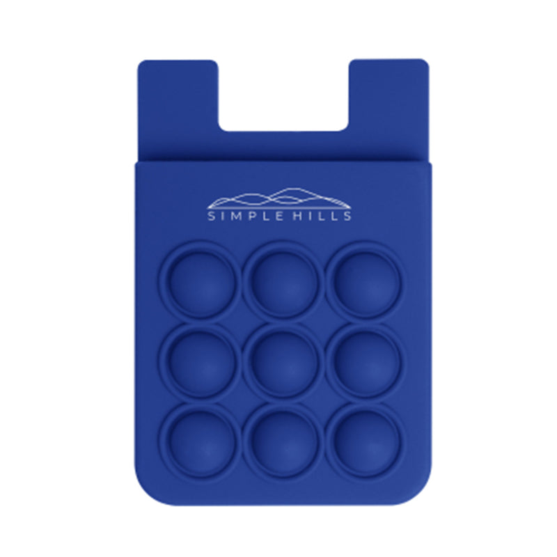 Popper Stress Reliever Silicone Phone Wallet