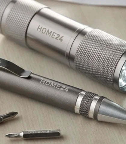 Tool Set with Multi Pen and Torch