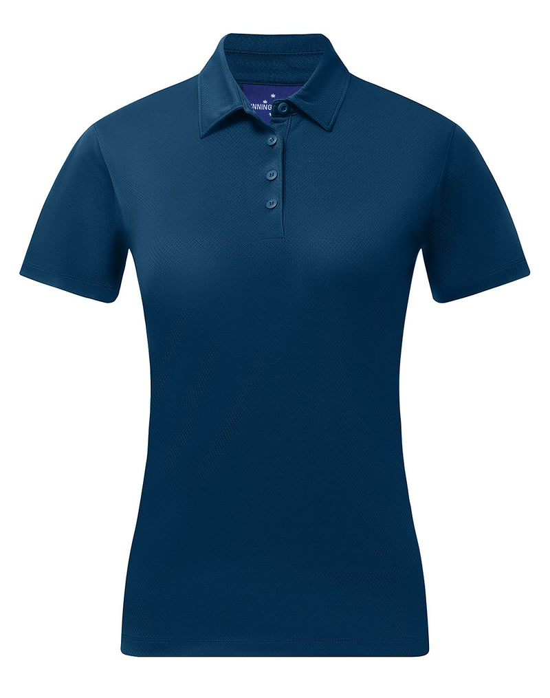 PS96 SUSTAINABLE JACQUARD KNIT POLO Ladies