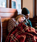 RPET Fleece Squared Travel Blanket