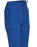 M9720 LADIES SEMI-ELASTIC WAIST TIE SOLID COLOUR SCRUB PANTS