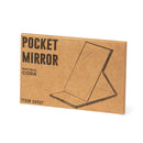 Tambour Cork Pocket Mirror