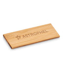 Bamboo name tag holder