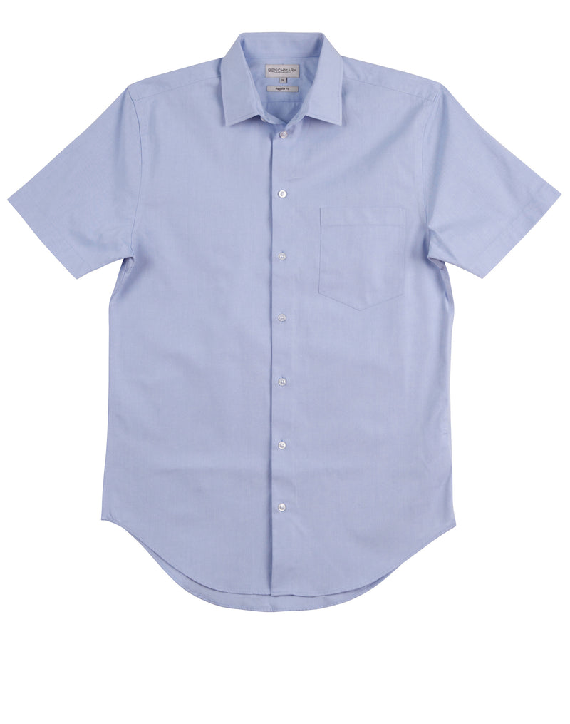 M7040S Men's CVC Oxford Short Sleeve Shirt