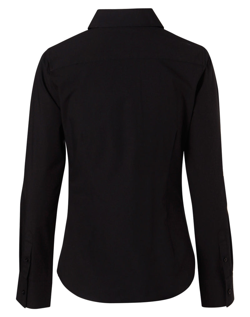 M8020L Women's Cotton/Poly Stretch Long Sleeve Shirt