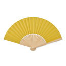 Bamboo hand fan with Paper Fabric