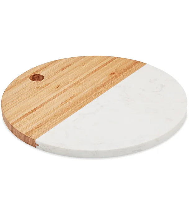 Marble Bamboo Serving Board