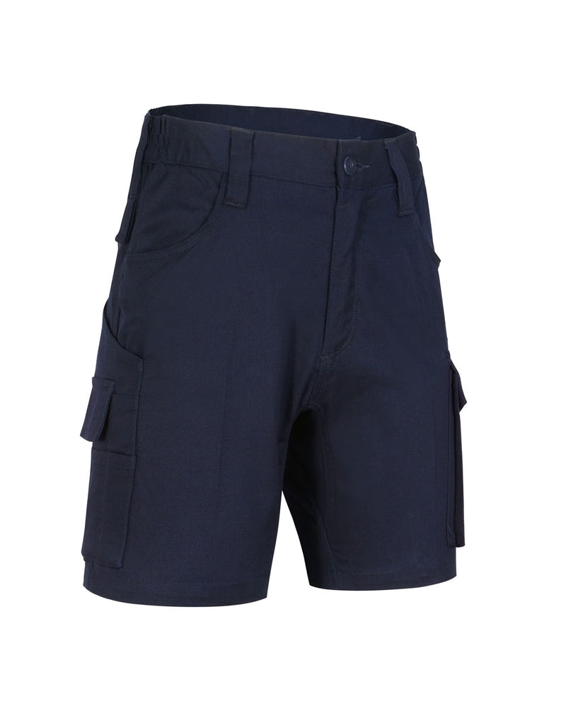 WP27 UNISEX COTTON STRETCH RIP-STOP WORK SHORTS