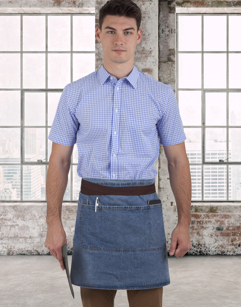 AP10 - East Village Half Denim Apron