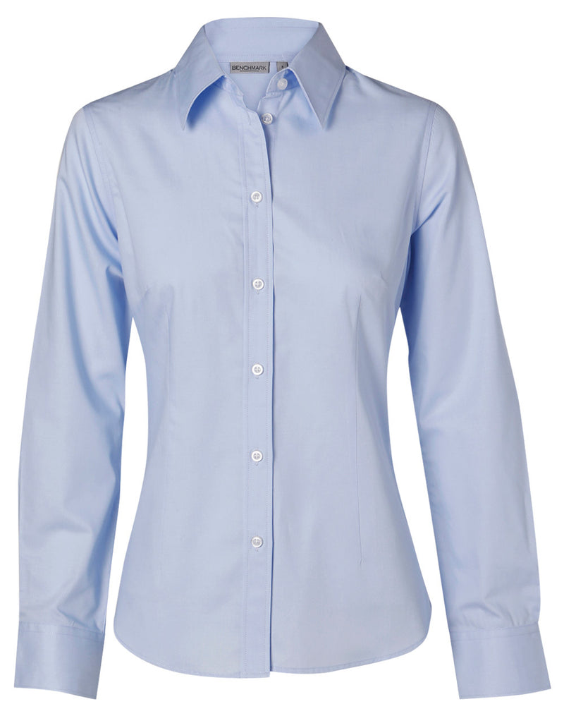 M8030L Women's Fine Twill Long Sleeve Shirt