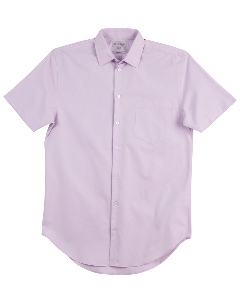 M7040S Men's CVC Oxford Short Sleeve Shirt