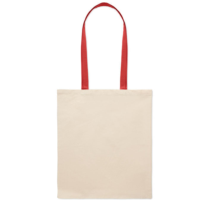 Coloured Handles Cotton Tote