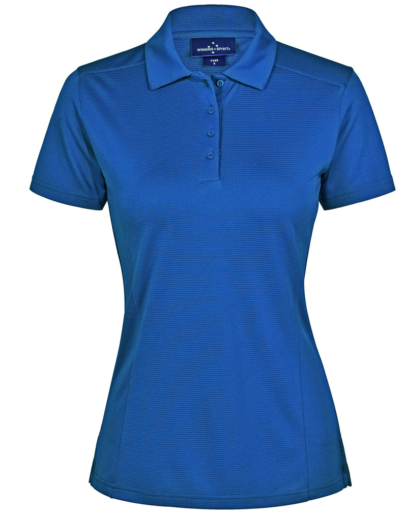 PS88 BAMBOO CHARCOAL CORPORATE SHORT SLEEVE POLO Ladies