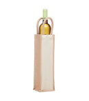 One Bottle Jute Wine Bag