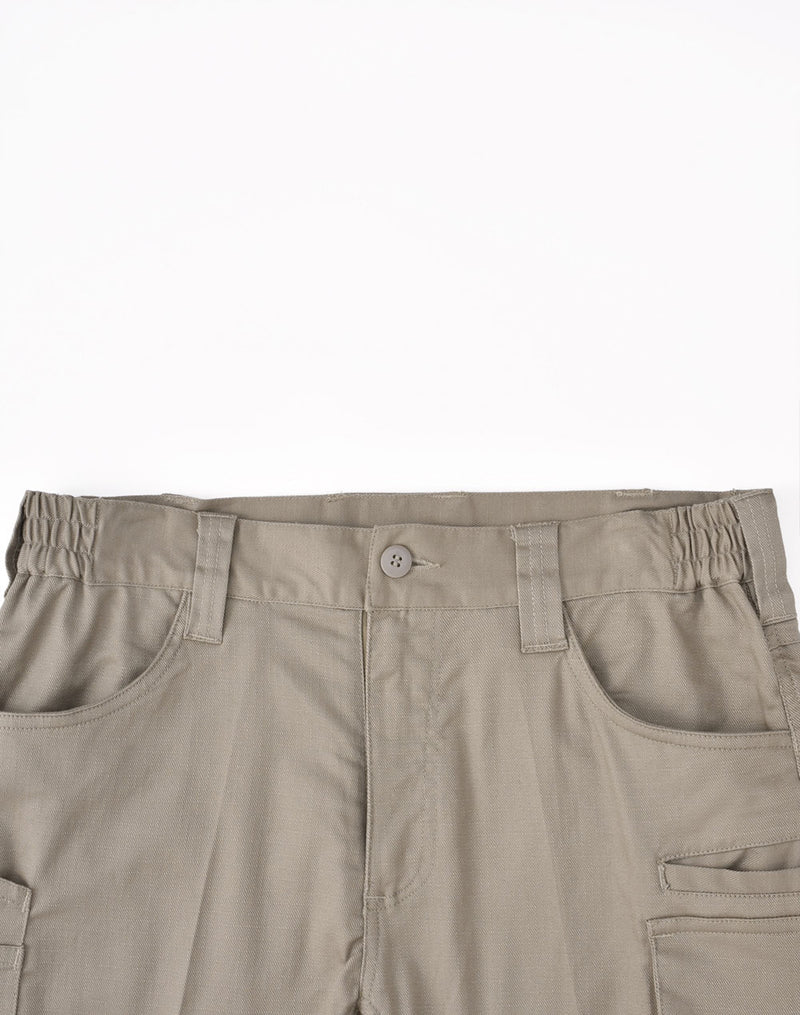 WP27 UNISEX COTTON STRETCH RIP-STOP WORK SHORTS