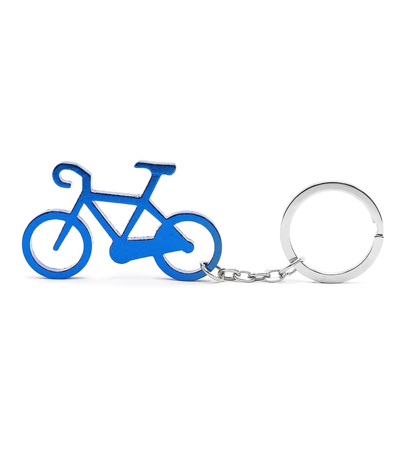 Keychain bicycle shaped