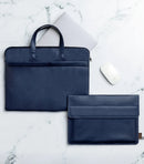 Recycled Leather Laptop Pouch