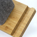 Bamboo Phone Stand Desk Caddy