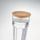 Glass Tumbler with Bamboo coaster