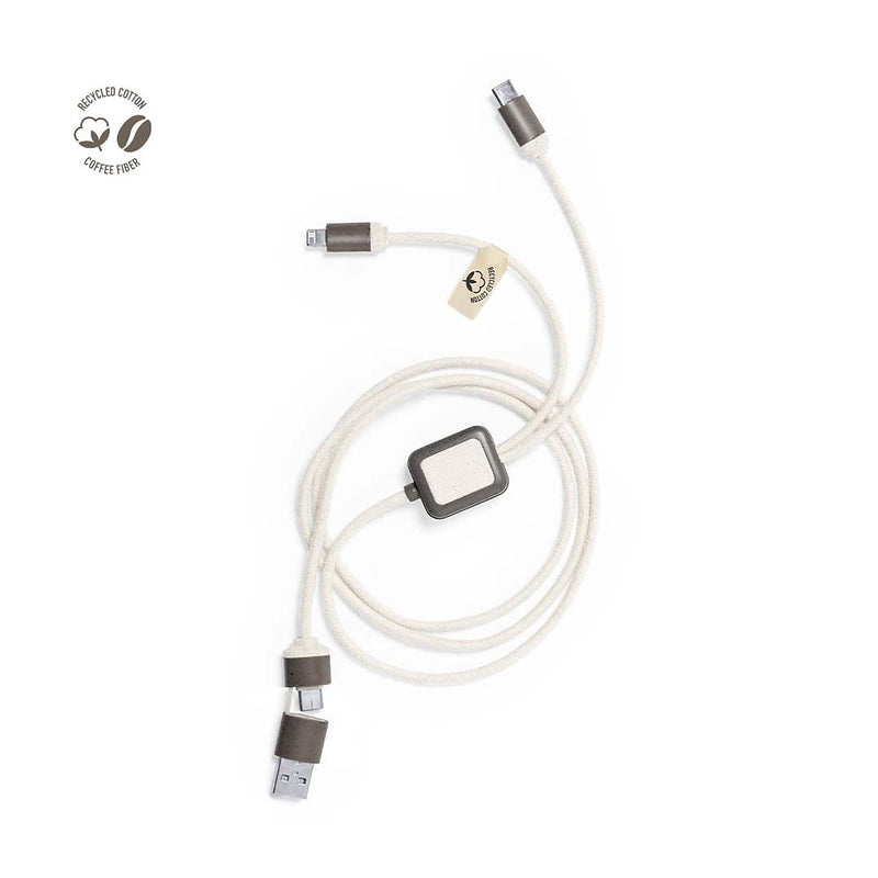 Seymur Charging Cable - Recycled Cotton