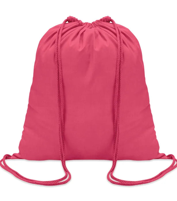 Colored Cotton Drawstring Bag