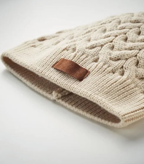Cable Knit RPET Beanie
