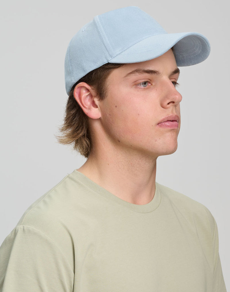 CH52 POLYESTER JACQUARD TEXTURE 5 PANEL CAP