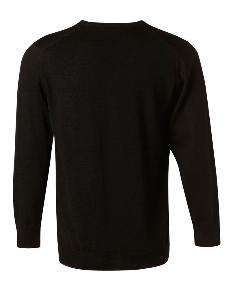 M9502 Men's V-Neck Long Sleeves Jumper