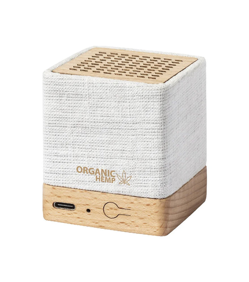 Organic Hemp and Wood Wireless Speaker