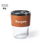 Take away design glass cup - 400ml