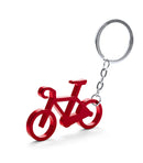 Keychain bicycle shaped