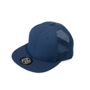 Peak 6 Panel Polyester Cap with Flat Visor, Perforated Sides
