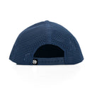 Peak 6 Panel Polyester Cap with Flat Visor, Perforated Sides