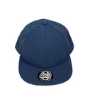 Peak 6 Panel Polyester Cap with Flat Visor, Perforated Sides