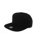 Clay 6 Panel Polyester Cap with Flat Visor