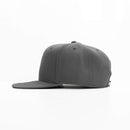 Clay 6 Panel Polyester Cap with Flat Visor