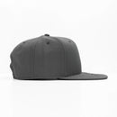 Clay 6 Panel Polyester Cap with Flat Visor