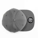 Clay 6 Panel Polyester Cap with Flat Visor